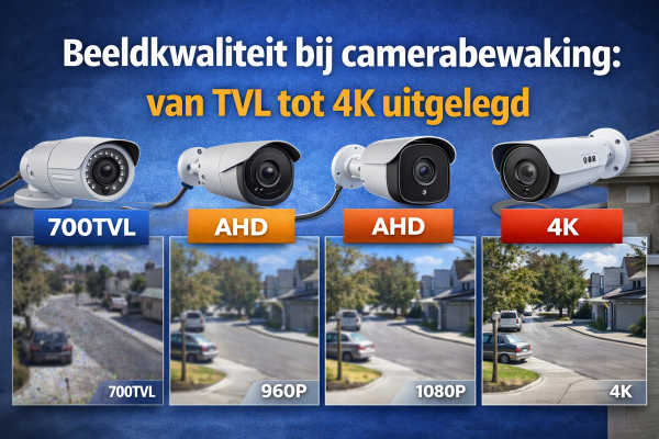 De beste bewakingscamera uitgelegd: resolutie, techniek en advies