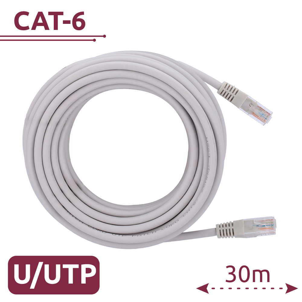 30 meter kabel voor aansluiten beveiligingscamera's