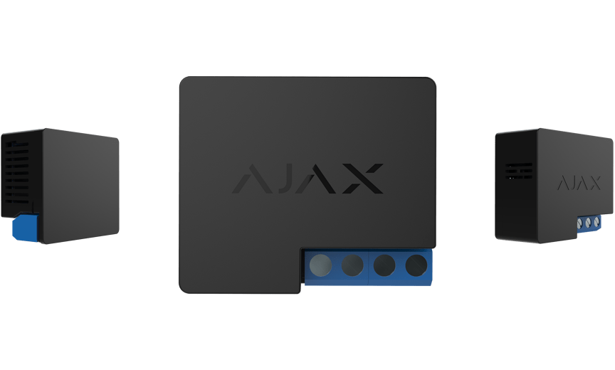 relay transmitter van ajax voor automatiseren van apparatuur tot 24V, Ajax-scenario's