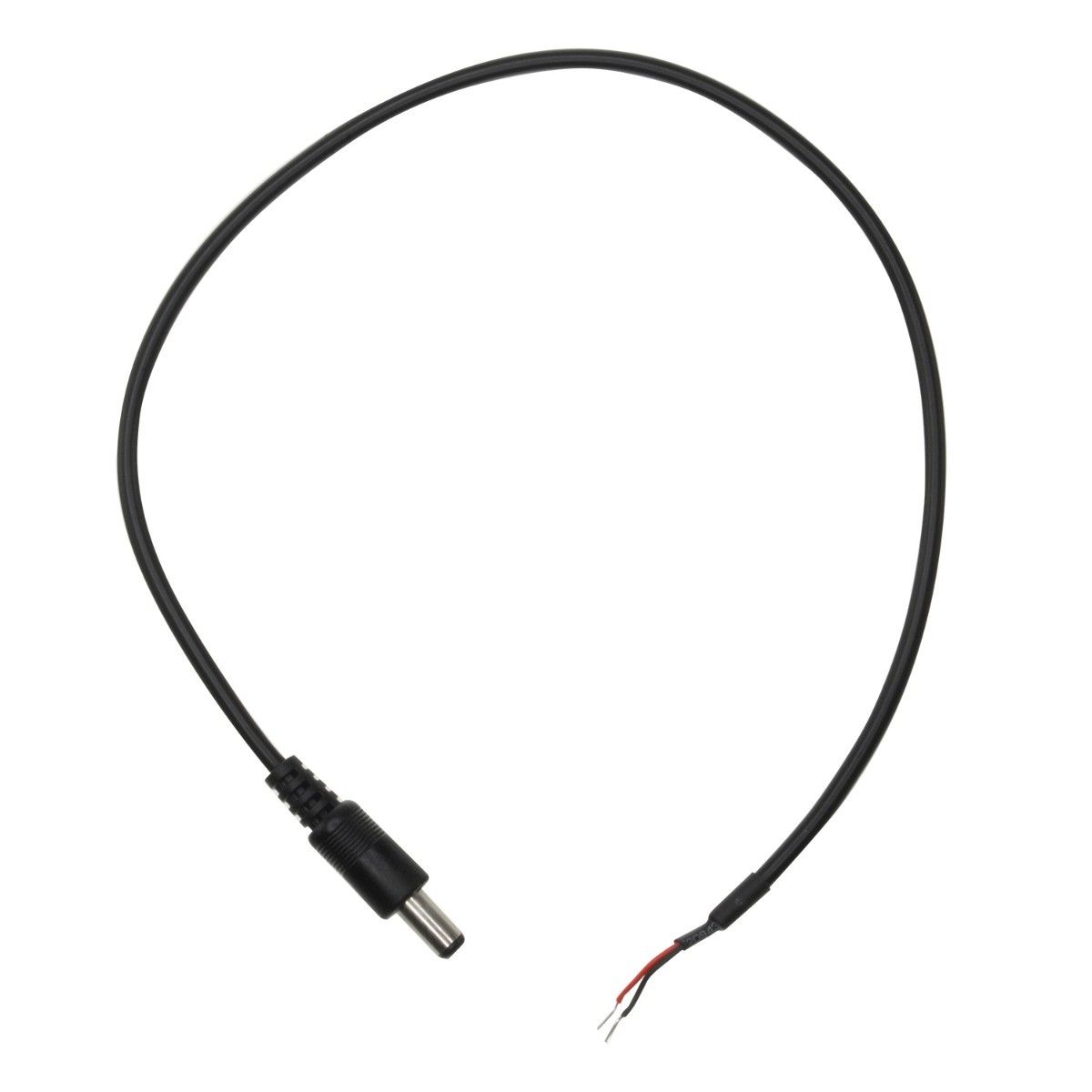 Beveiligingscamera dc kabeltje vrouw plus en min draadjes zelf connect