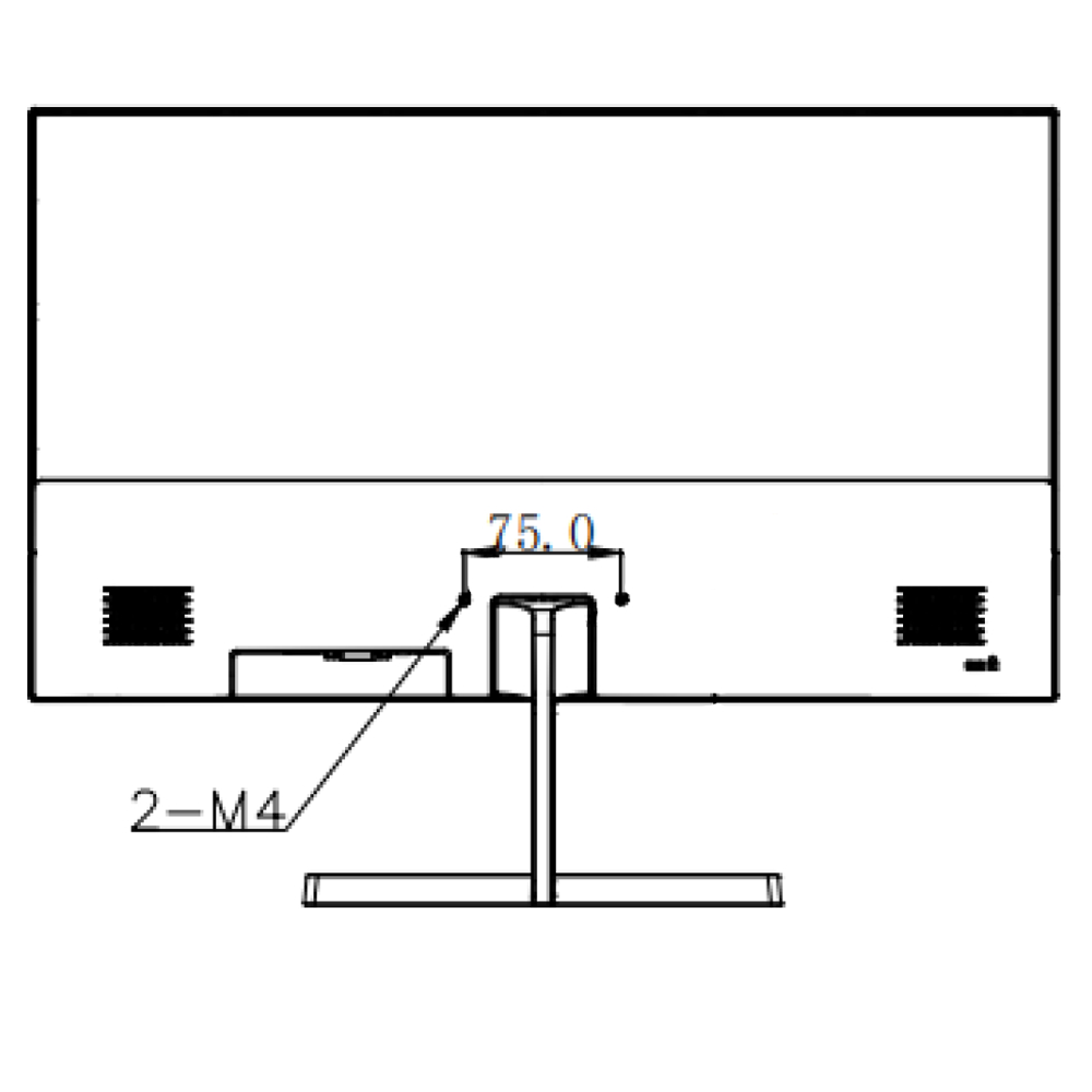 22 inch monitor met hdmi en vga full hd 16:9 alleen voor cctv camera's
