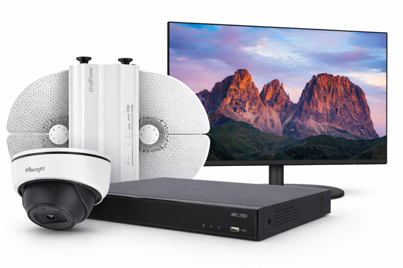 4K Cameraset met Draadloos Bereik tot 15 km