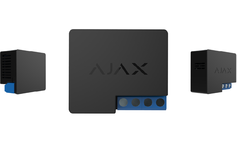 ajax Wallswitch transmitter voor tussen max 230V stroomtoevoer van apparatuur 