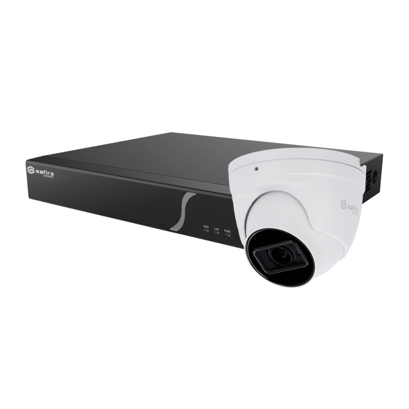 Safire Smart SF-DEMOSMART-D AI Kit NVR met 4MP Zoom Turret