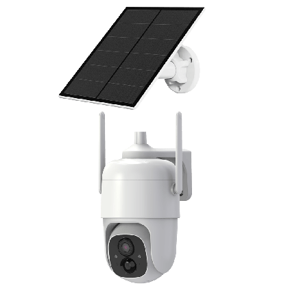 VicoHome buitenshuis 3Mp Wifi ip camera op batterijen met zonnepaneel