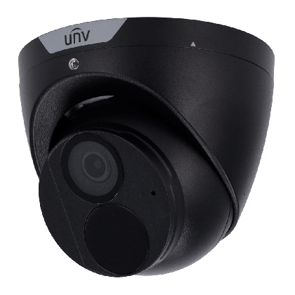 UNV dome IP-camera 8 Megapixel resolutie zwarte kleur 