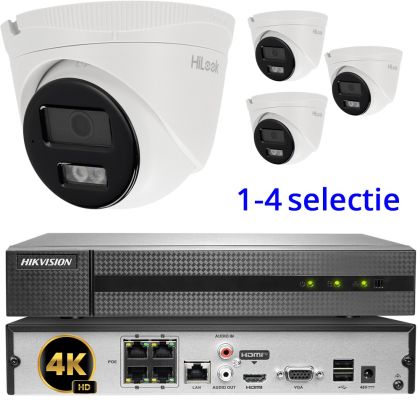 Hikvision Hilook camerabeveiliging set 8MP dual light
