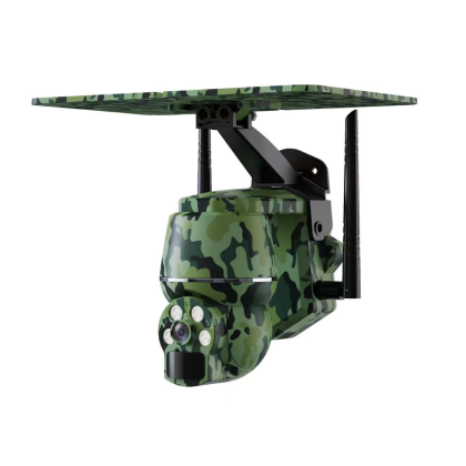 4G simkaart beweegbare camera met leger camouflage kleur