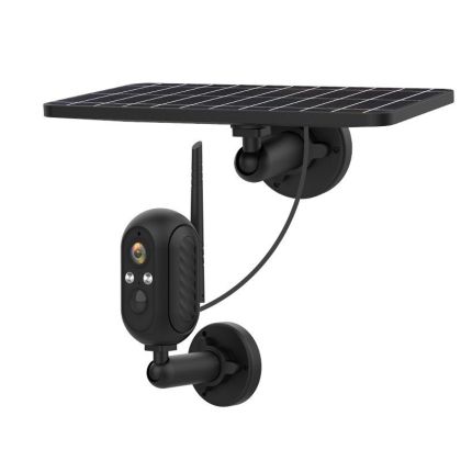 Roxi mini ip camera met zonnepaneeltje 4G, 180 graden, audio