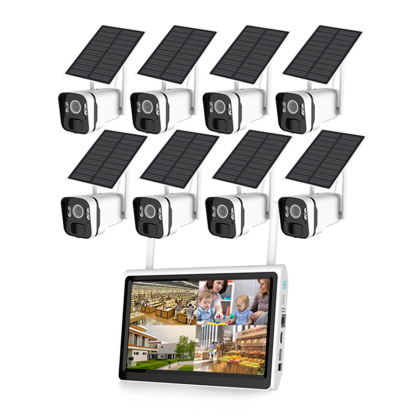 Vanguard zonnepaneel ip camera set 4x camera uit te breiden tot 8