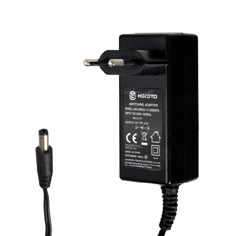 12VDC, 2A - 2000mA stroombron voor beveiligingscamera's