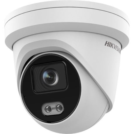 Hikvision ColorVu 4MP Netwerk Turret Camera met 24/7 Kleurenbeeld