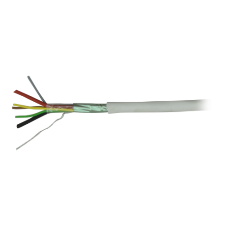 4 signal + 2 power supply conductors - Flexible electrolytic Copper conductor - CuSn Aluminium polye afbeelding