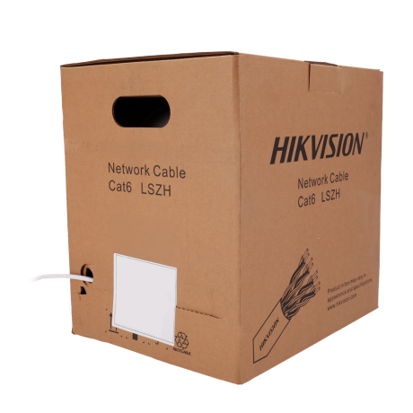Hikvision CAT6 netwerkkabel 305m UTP PVC afbeelding