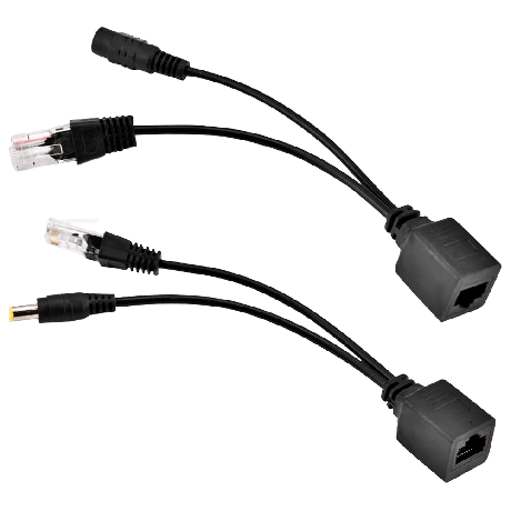 Passieve PoE-injector en splitter set 12-48VDC