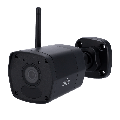 UNV wifi IP-camera met microfoon en sd kaart opname zwart