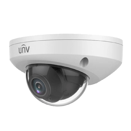UNV dome 2 MP IP-camera met sd-slot tot 256GB UV-IPC312SB-ADF28K-I0
