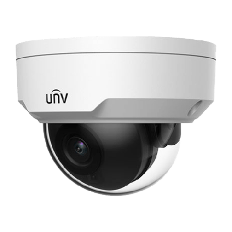 UNV dome 2 MP resolutie IP-camera met Persoonsdetectie UV-IPC322SB-DF28K-I0