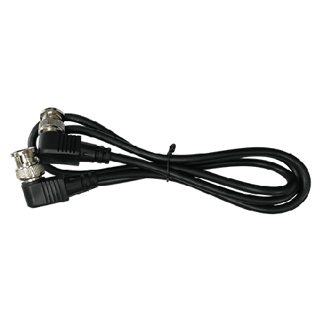 Coaxiale 0,60m kabel RG59 met 2 haakse BNC connector