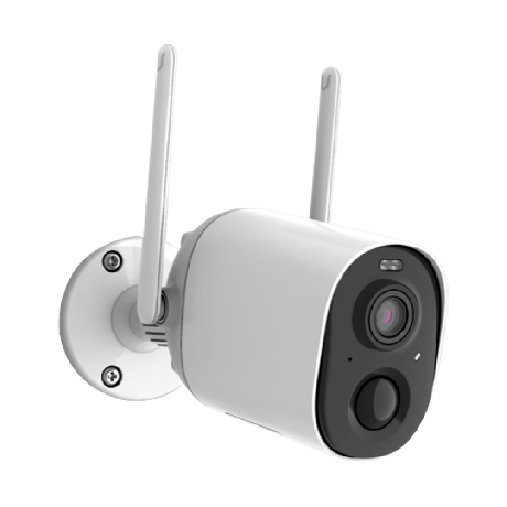 Compleet draadloze camera op batterijen en wifi, 2weg audio, 3MP