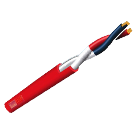 Shielded braided kabel drum - Fire resistant RF 120 minutes - Bobbin of 100 meters - Copper conducto afbeelding