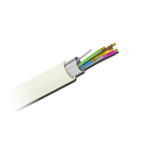 8 conductors - Conductor Flexible electrolytic copper Class 5 - CuSn Aluminium polyester screen + dr afbeelding