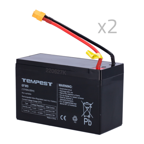 FPUBBY Batterij voor TEMPEST-BAT300 URFOG