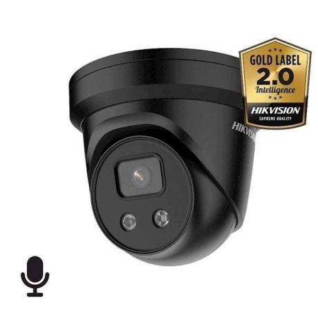 Hikvision acusense zwarte beveiligingscamera 4MP