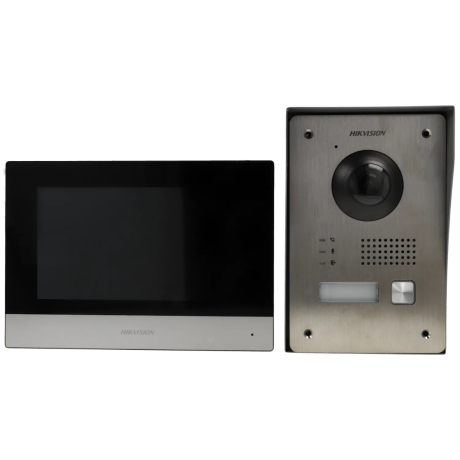 Hikvision DS-KIS703Y-P 2-draads video-intercom kit IP villa