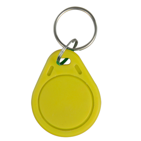 MF-TAG-Y genummerde TAG-sleutelhanger geel