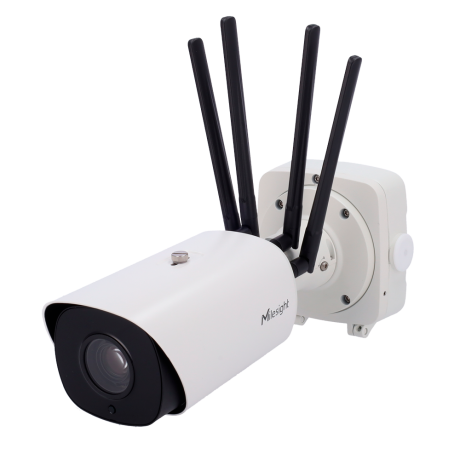 Milesight MS-C8266-X4GPE 4K AI Bullet Camera met 5G, 4x Zoom