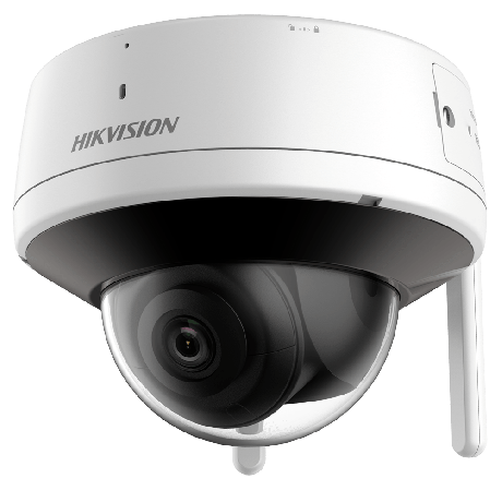 Ronde Hikvision dome wifi bewakingscamera met 4MP en sd kaart opname