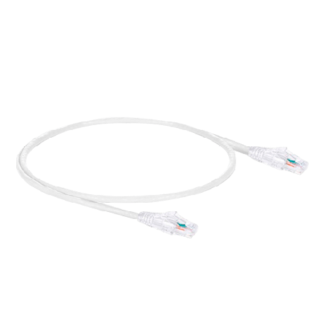 Cat6 UTP 0,5m kabel wit