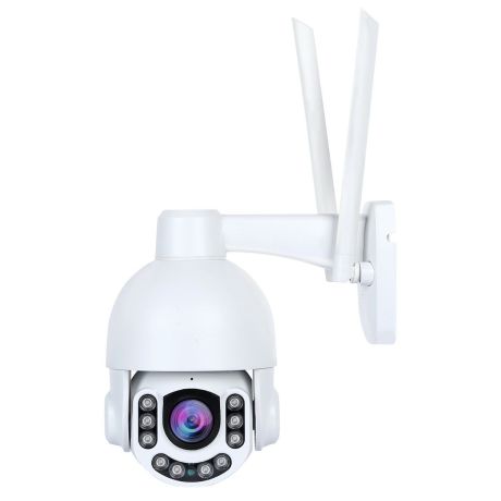 Wifi en lan ptz speeddome 4x zoom 5MP, sd kaart, ip66, onvif