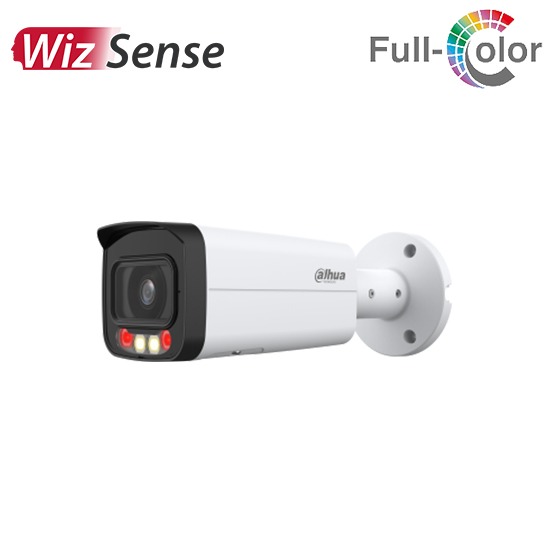 Dahua 4MP bullet Wizsense IP-bewakingscamera wit en infrarood led