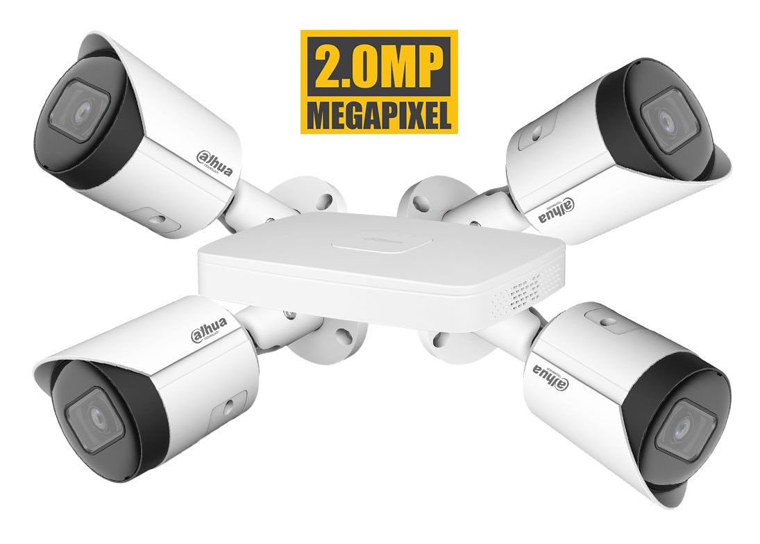 Dahua geweldig Starlight set met kleuren nachtzicht tot 30m en 2MP resolutie