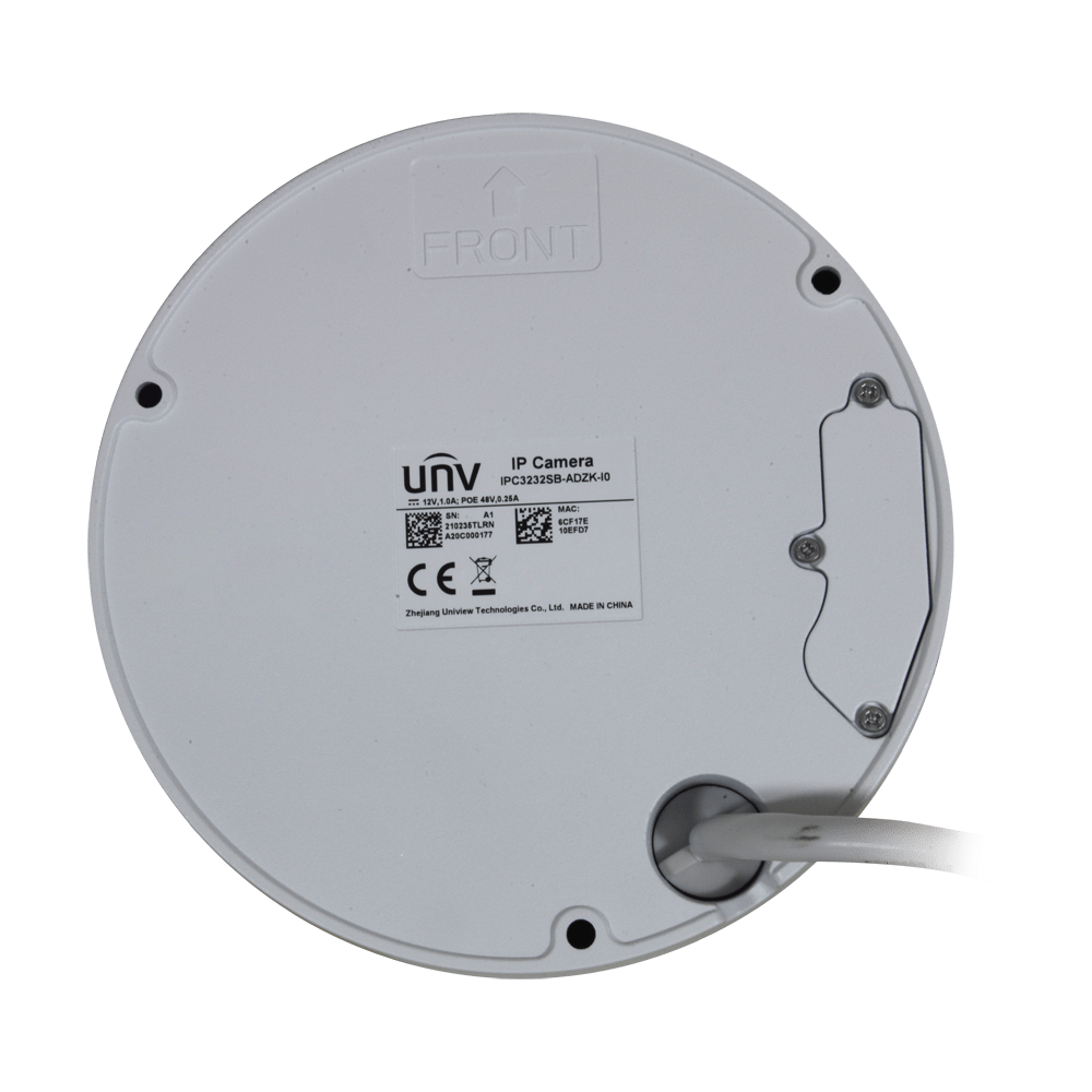 UNV 2 MP IP-camera met 60 frames per seconde snelheid en auto ICR schakeling