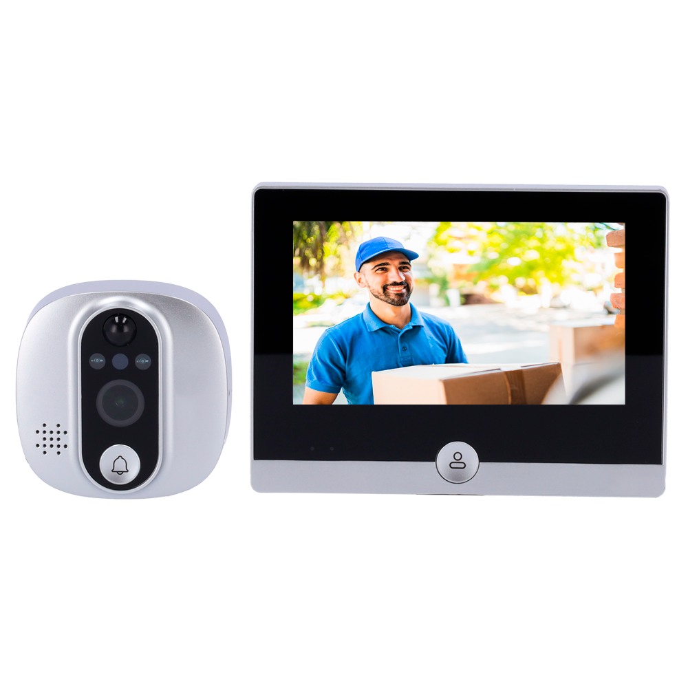 Handige Nivian deurcamera zonder abonnementskosten met Wifi & LCD