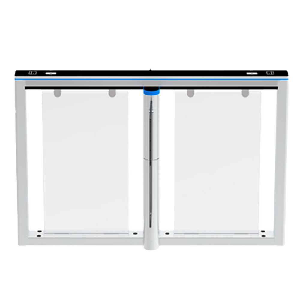 Gemotoriseerde dubbele draaipoort met twee gangpaden, bidirectioneel 900mm