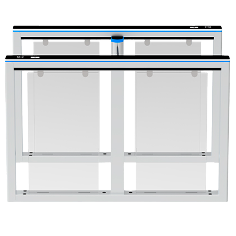 Grote dubbele toegangspoort geschikt voor mensen met een beperking 900mm