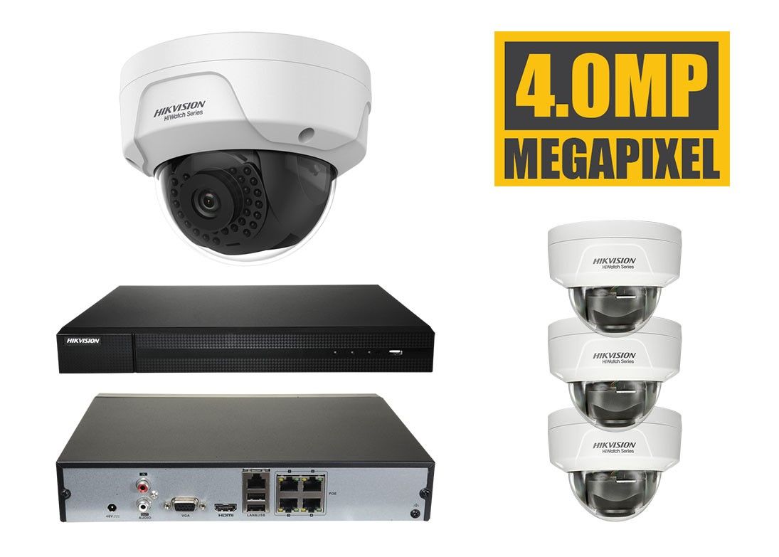 Hikvision set 1×4MP IP camera vandaalbestendig en geschikt voor buiten