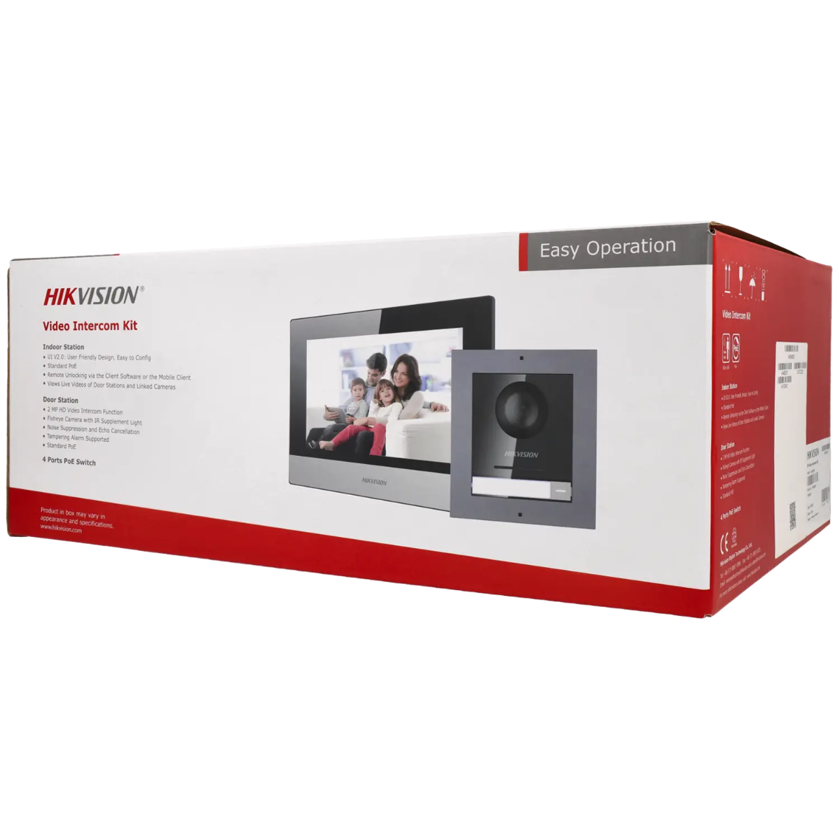 Hikvision DS-KIS602 IP video-intercom kit met PoE villa