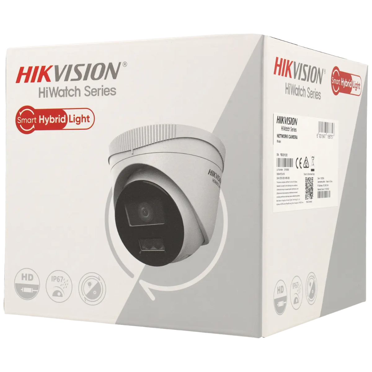 Hikvision HiWatch HWI-T220HA-LU 2MP MiniDome camera met AI