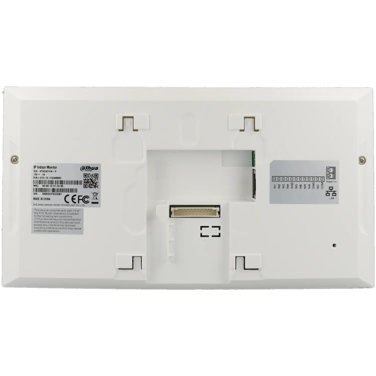 Dahua VTH2421FB/FW video-intercom monitor 7 inch IP