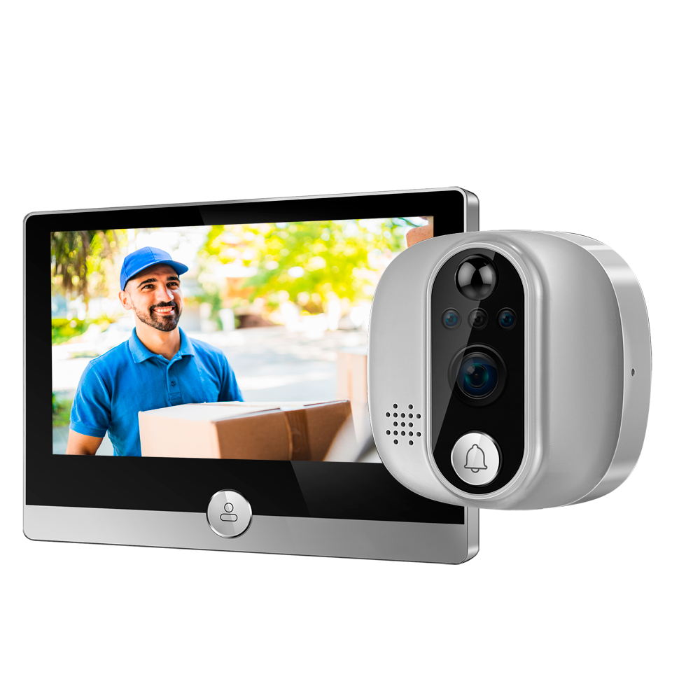 Handige Nivian deurcamera zonder abonnementskosten met Wifi & LCD