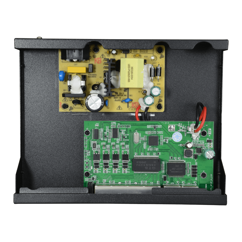 OEM switch 4 PoE poorten 2 Uplink poorten en HI PoE