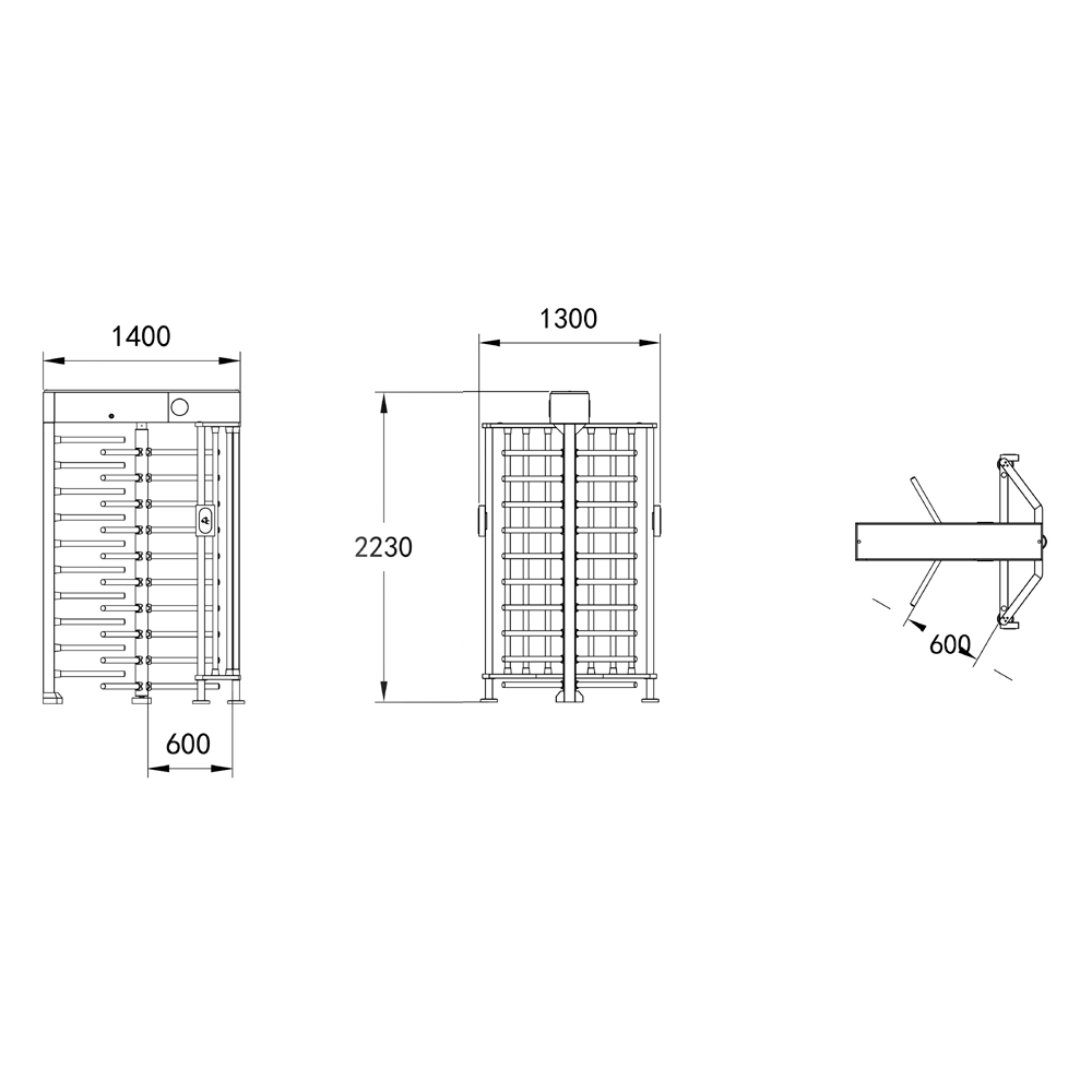 OEM tourniquet met 10 verwijderbare armen 600mm armlengte