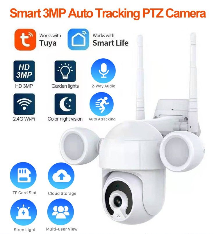 PT speeddome met mensen volg functie en Google home Tuya gereed
