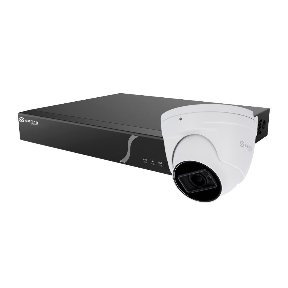 Safire Smart SF-DEMOSMART-D AI Kit NVR met 4MP Zoom Turret