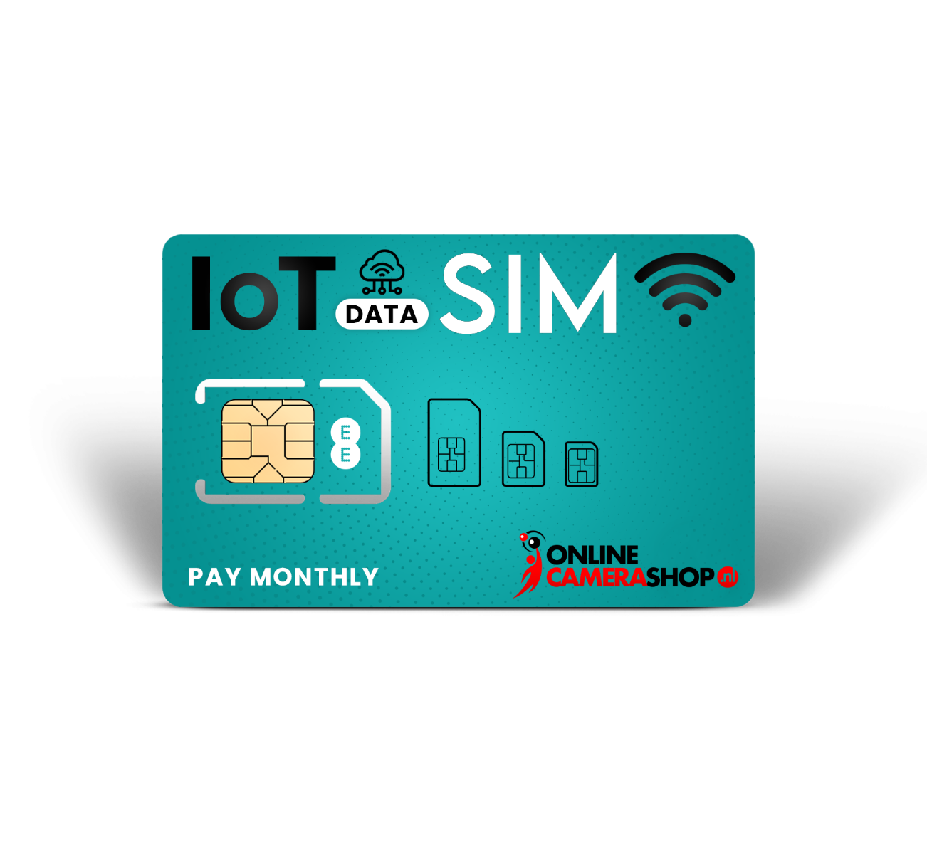 2 GB simkaart jaarabonnement alleen data voor 4G IoT